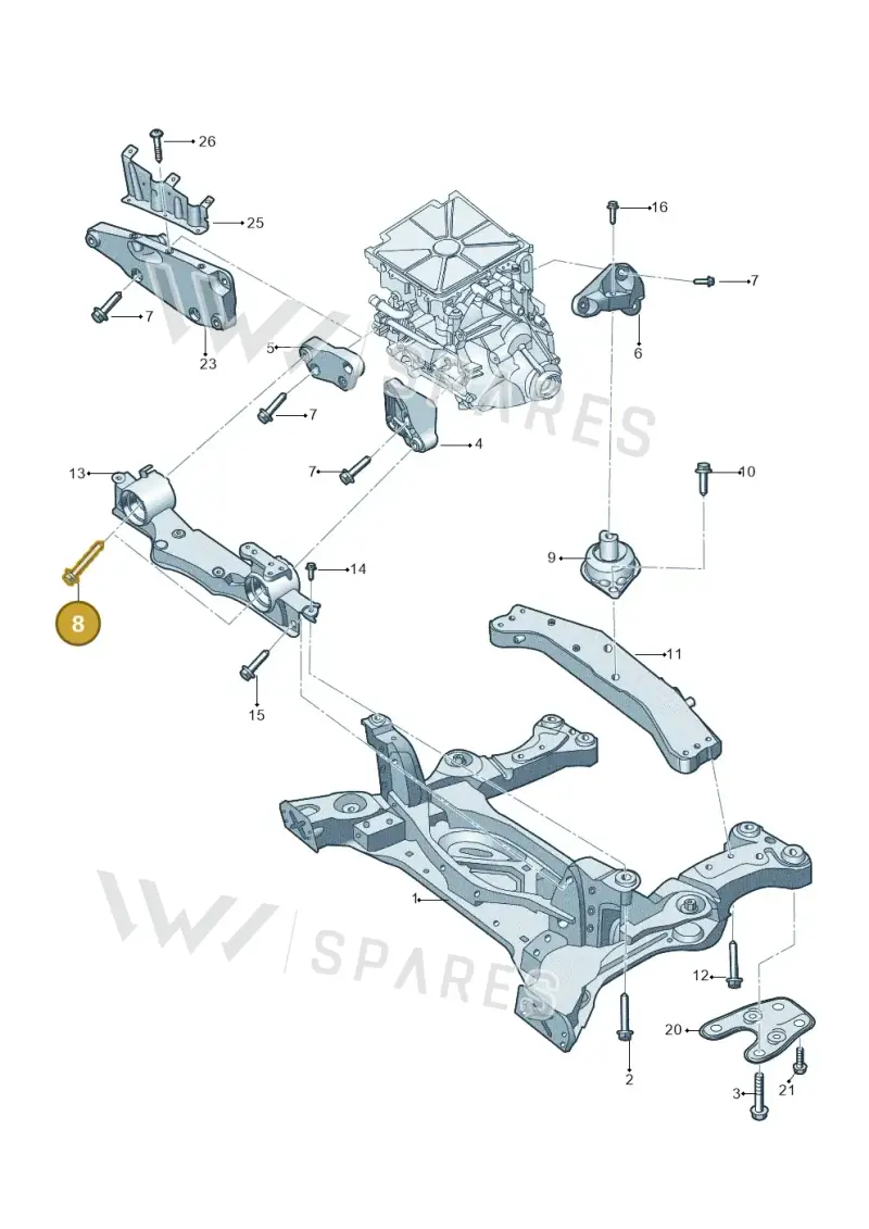 N91284901 — Audi Q4 Sportback (2021-2022) diagram 89a199200, position 8