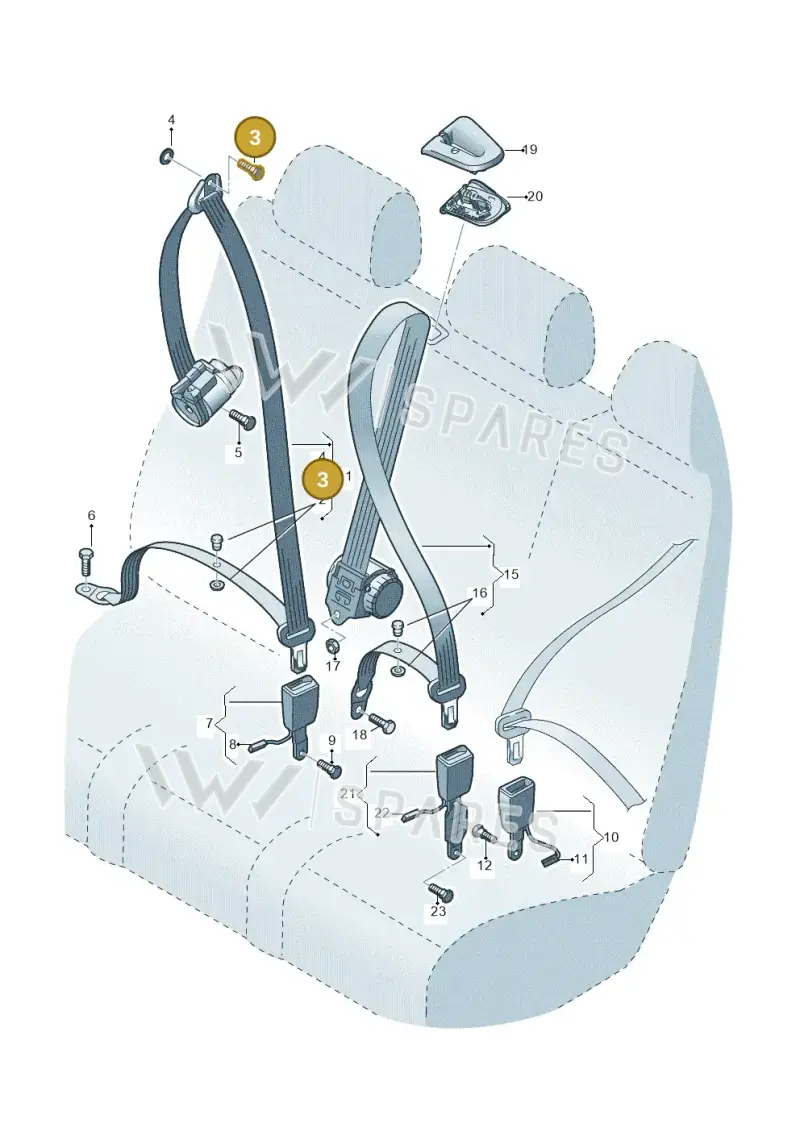N98924303 — Audi Q7 qu. 3.0 TDI (2015-2019) diagram 859857700, position 3