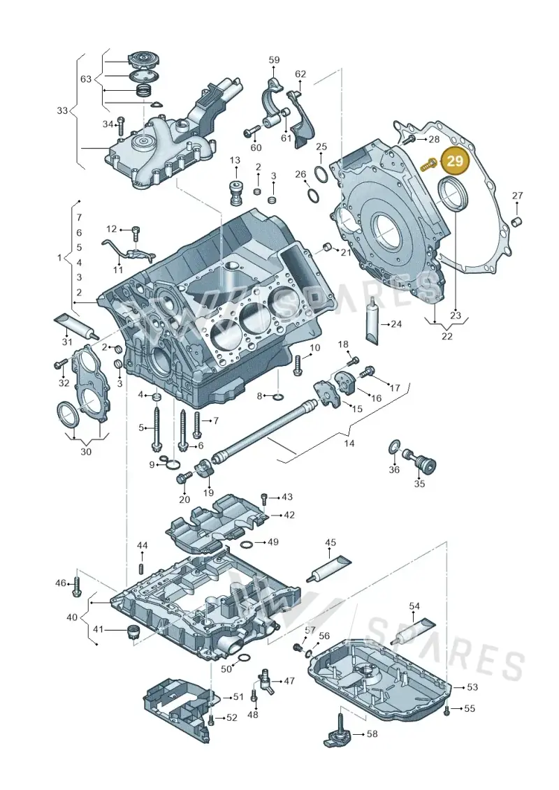 WHT000403A — Audi Q5 qu. 2.0 TDI (2012-2017) diagram 675103330, position 29