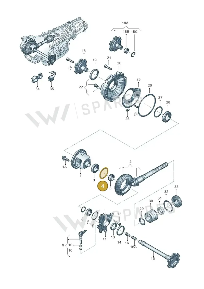WHT000483P — Audi RS6 qu. (2003-2004) diagram 218409570, position 4