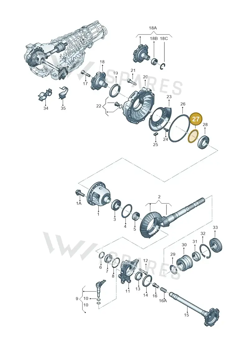WHT000484D — Audi RS6 qu. (2003-2004) diagram 218409570, position 27