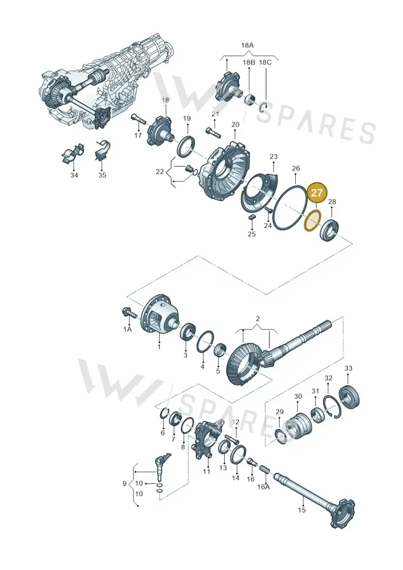 WHT000484E — Audi RS6 qu. (2003-2004) diagram 218409570, position 27