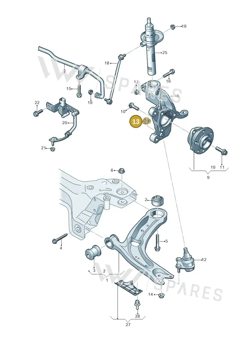 WHT000785 — Audi RSQ3 Sportback (2019-2024) diagram 793407000, position 13