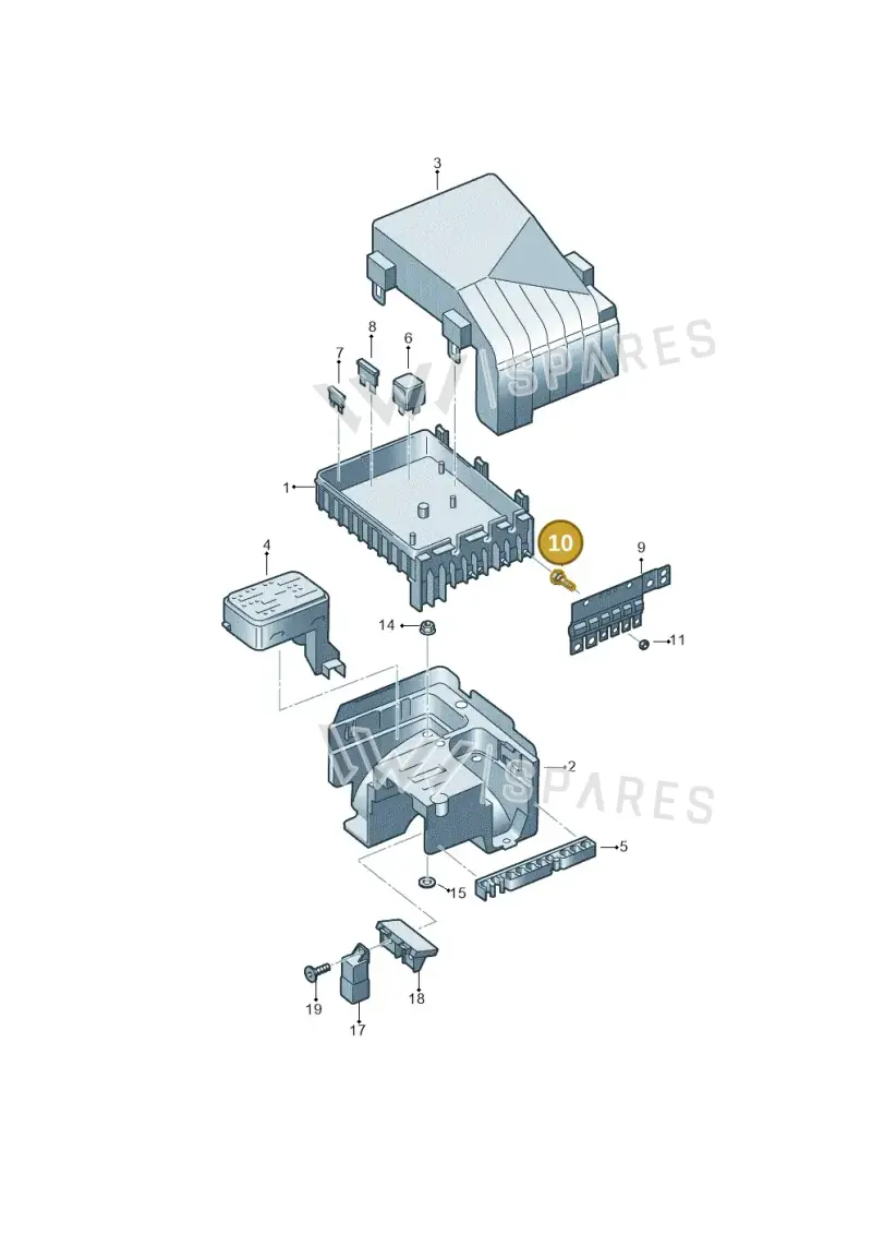 WHT000906 — Audi Q3 1.4 (2016-) diagram 855937200, position 10