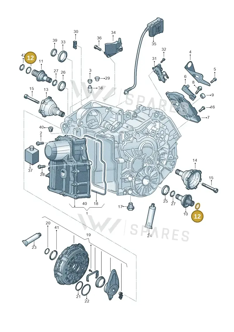WHT001315 — Audi A1 sportback 1.0 (2018-) diagram 592321500, position 12