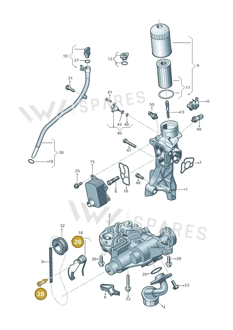 WHT001392 — Audi A1 sportback 1.0 (2018-) diagram 849115015, position 28