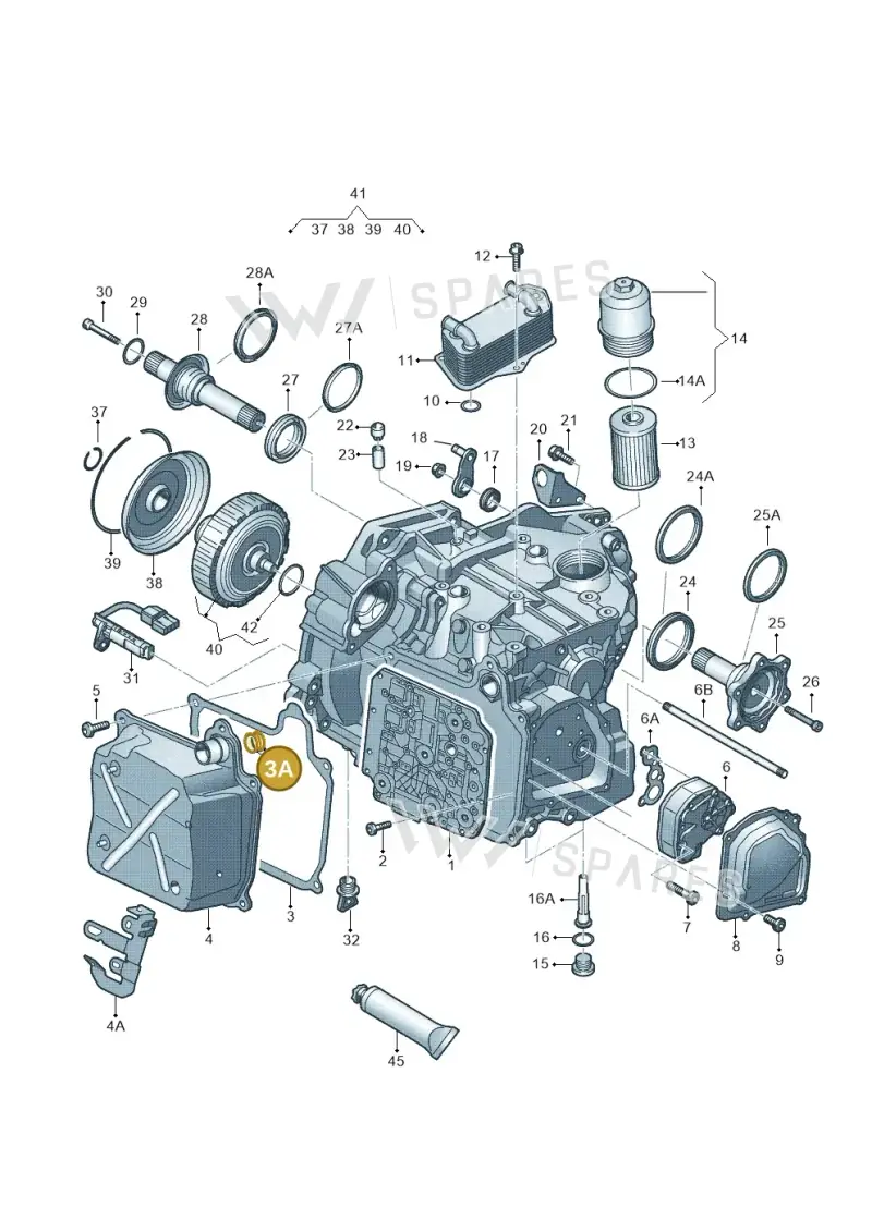 WHT001403 — Audi Q3 1.4 (2016-) diagram 405321600, position 3A