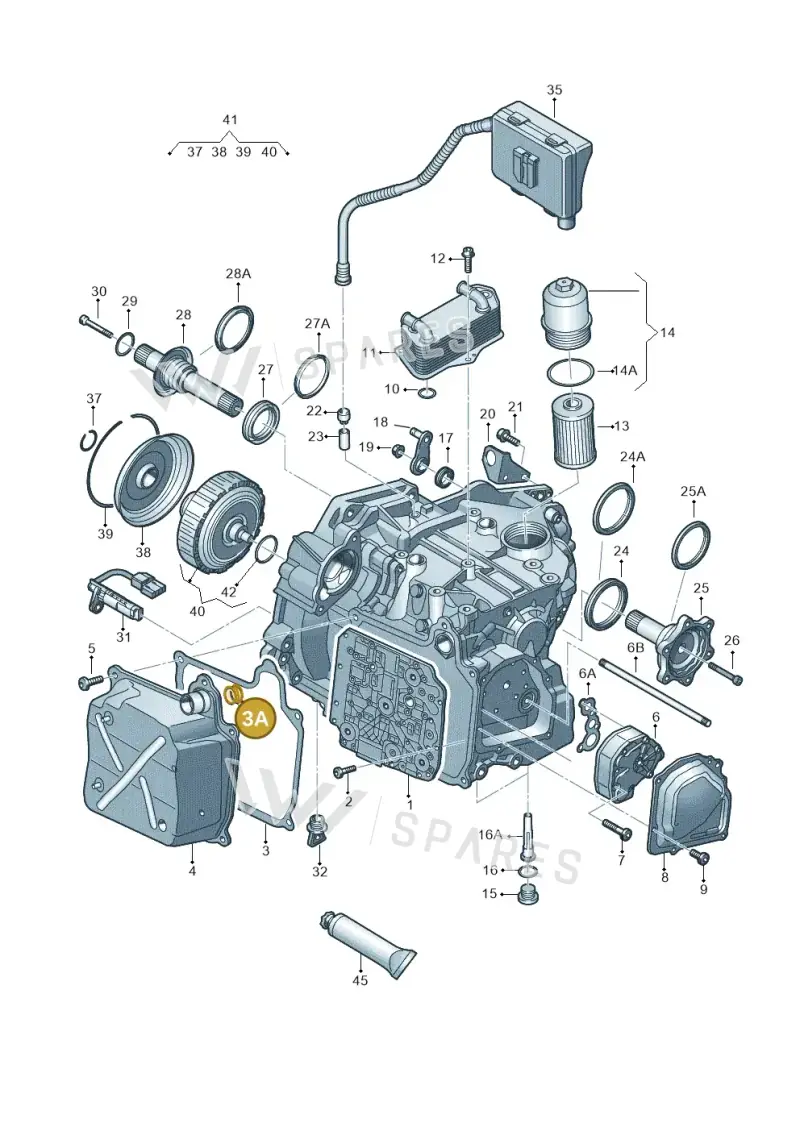 WHT001403 — Audi A1 sportback 1.0 (2018-) diagram 850321650, position 3A