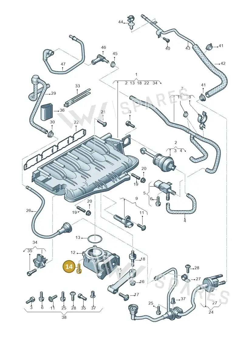 WHT001482A — Audi A5/S5 Coupe       08> (2007-) diagram 620133220, position 14