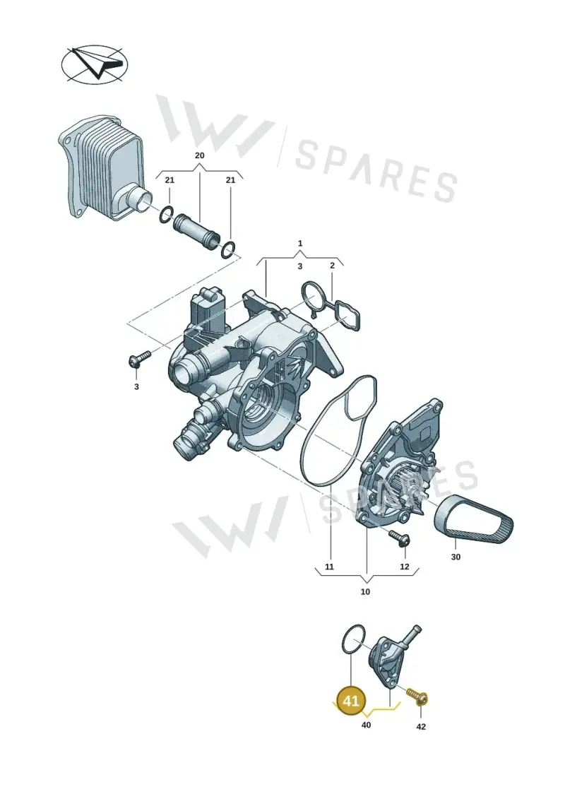 WHT001688E — Audi A5 Limo 2.0 (2024-) diagram 06r121000, position 41