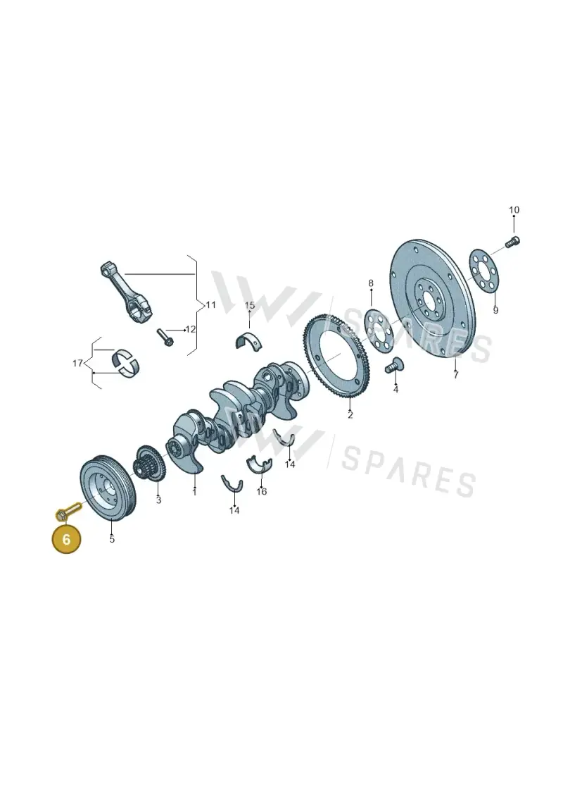 WHT001760 — Audi Q3 quattro (2018-2019) diagram 833105080, position 6