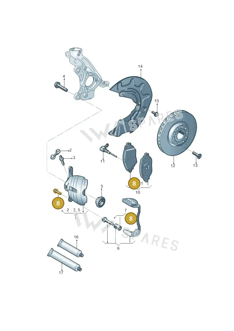 WHT001921 — Audi Q6 (2022-) diagram 519615000, position 8