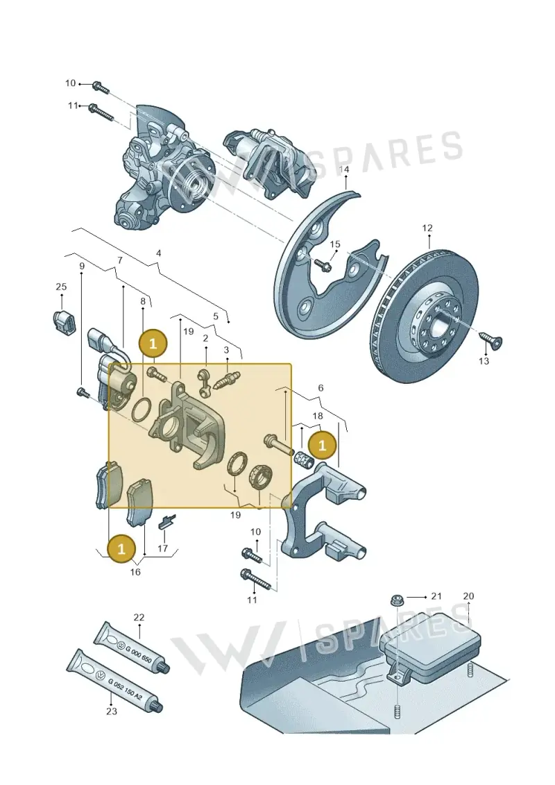 WHT001921 — Audi RS5 Coupe (2010-2015) diagram 620615600, position 1