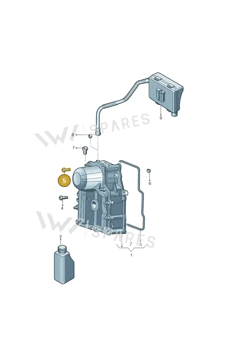 WHT001922 — Audi A3 Sportback (2019-2021) diagram 587300230, position 5