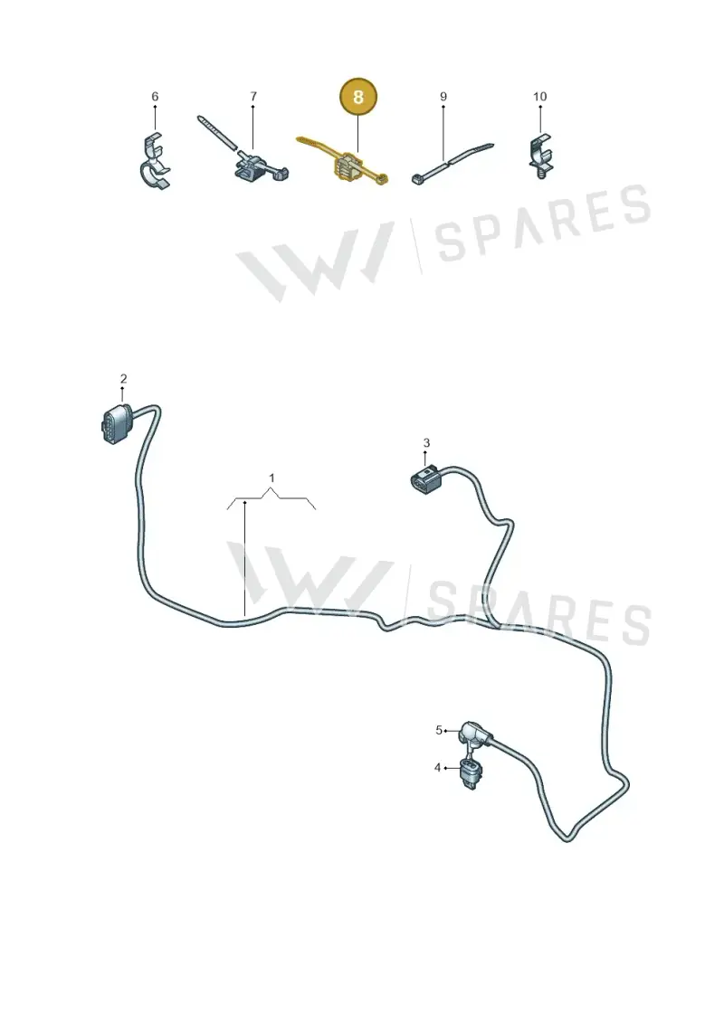 WHT001999 — Audi RS4 Avant (2017-) diagram 847972700, position 8