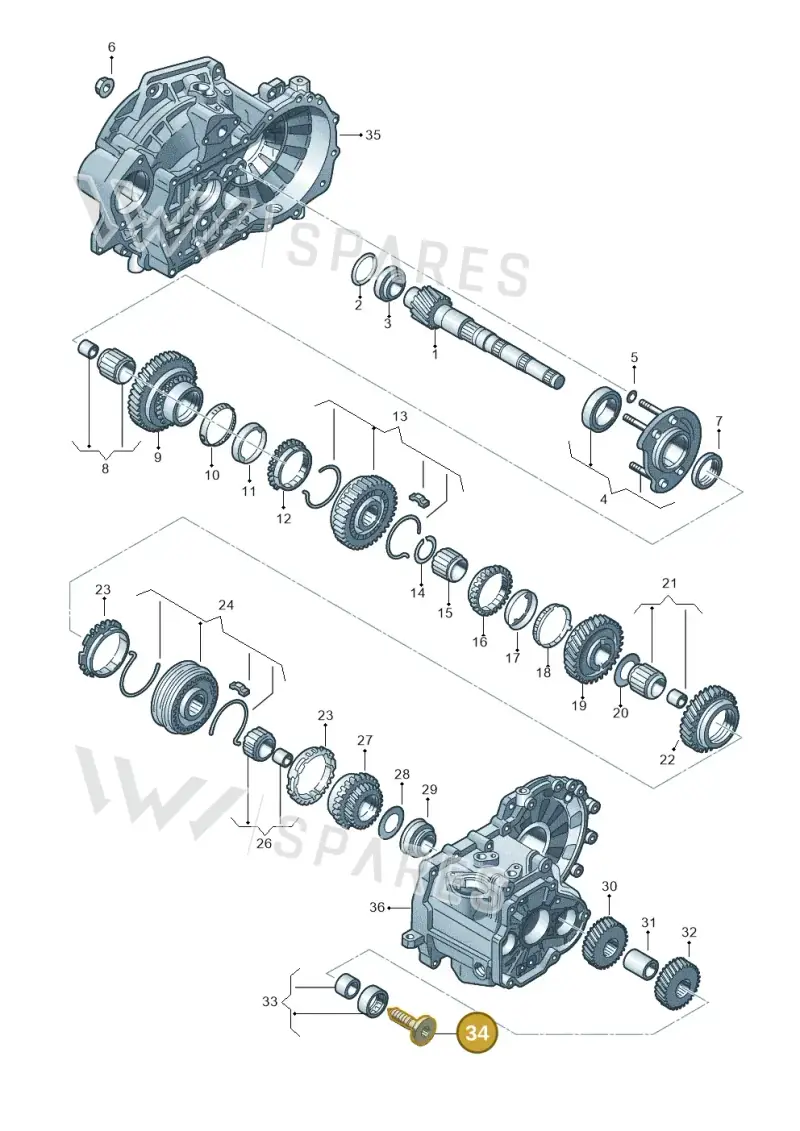 WHT002211 — Audi A1 sportback 1.0 (2018-) diagram 746311300, position 34