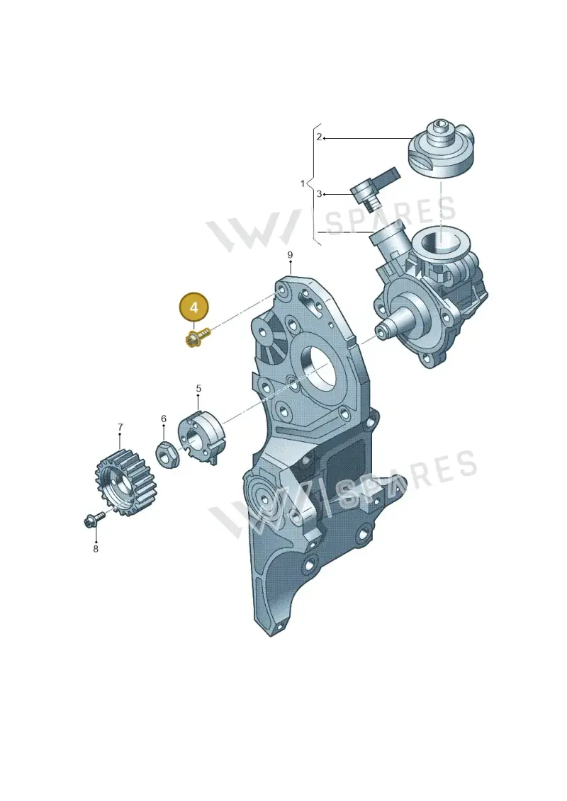 WHT002494 — Audi Q5 qu. 2.0 TDI (2012-2017) diagram 636130200, position 4