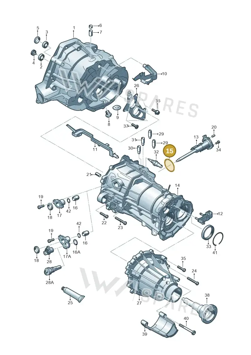WHT002593 — Audi A4 Av. Allroad (2008-2016) diagram 647301760, position 15