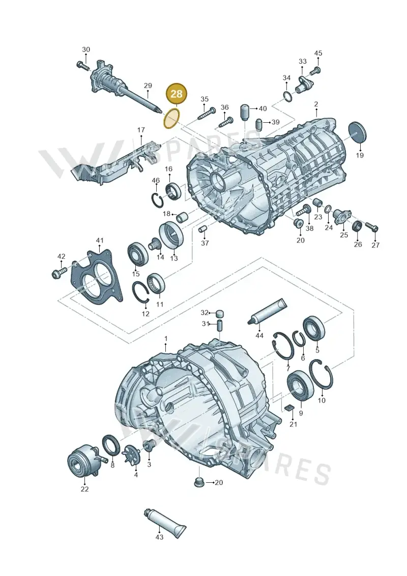 WHT002593 — Audi A4 2.0 (2015-2019) diagram 798301310, position 28