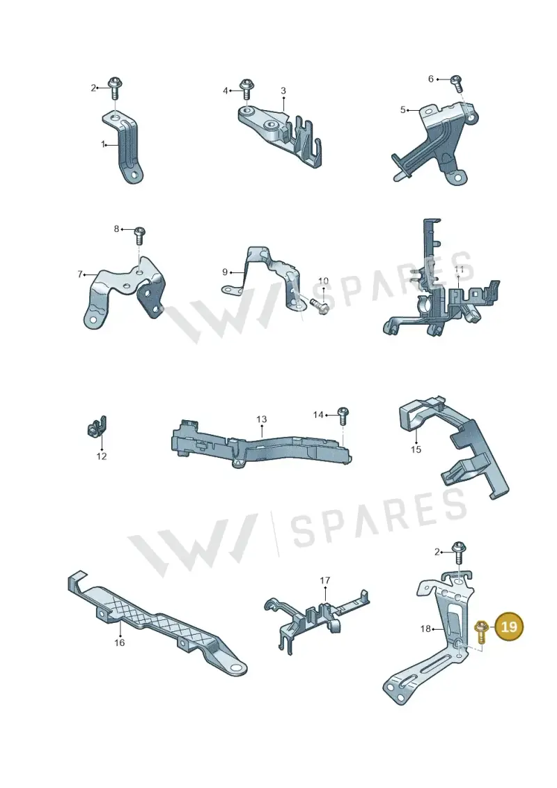 WHT002612 — Audi A7 Sportback (2018-) diagram 435971010, position 19