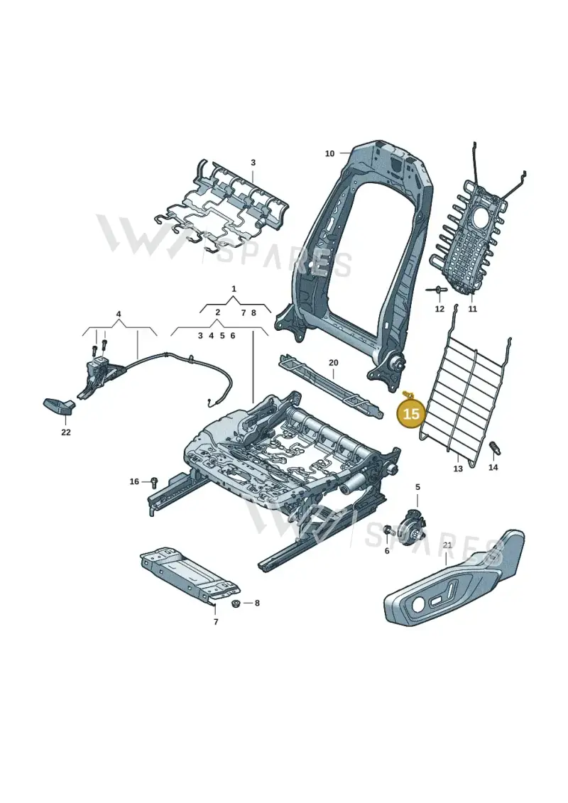 WHT002796B — Audi A5 Limo 2.0 (2024-) diagram 8wy881000, position 15