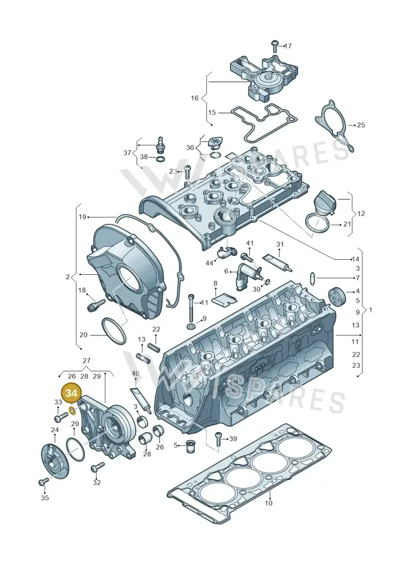 WHT003336 — Audi A4 av. 2.0 tdi (2011-2015) diagram 717103170, position 34