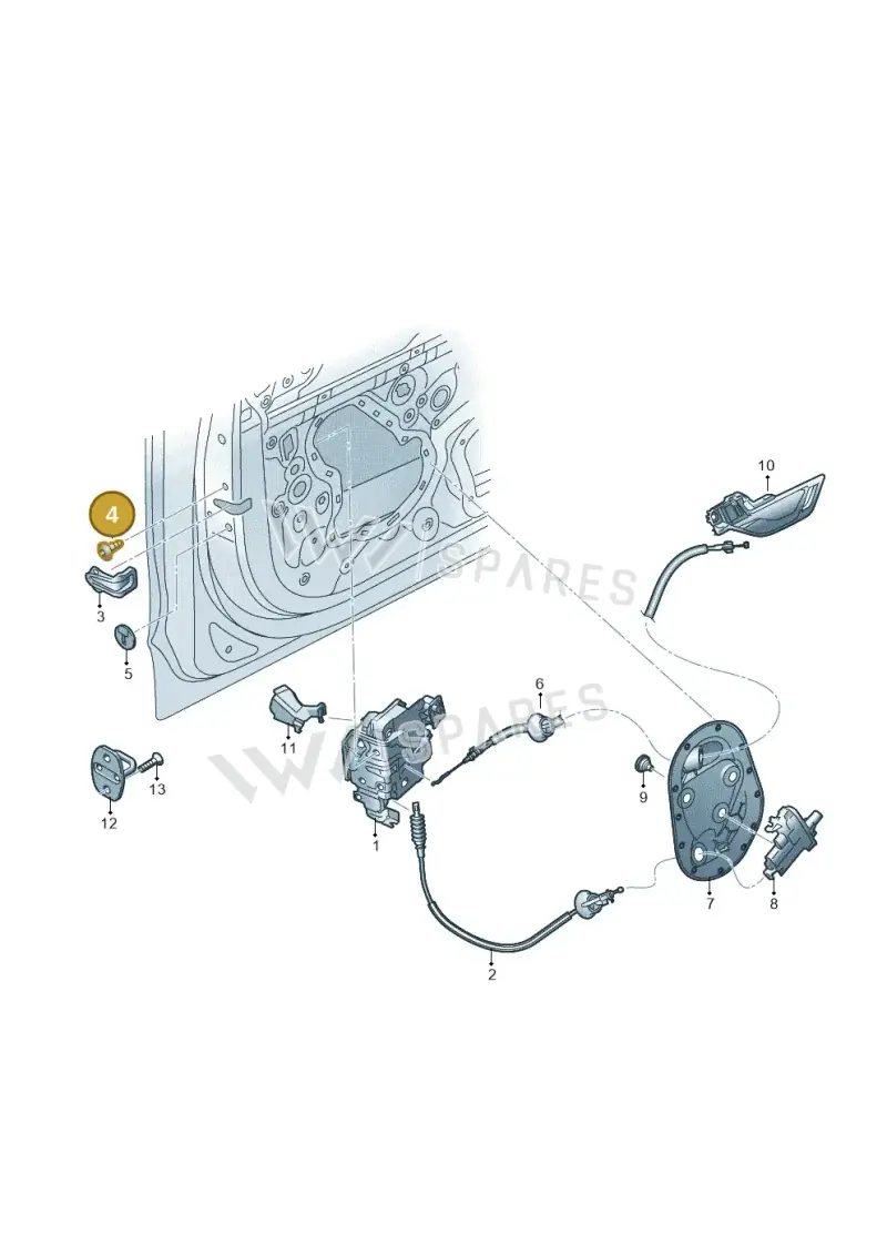 WHT003348B — Audi RS Q8 Quattro (2019-) diagram 429837030, position 4