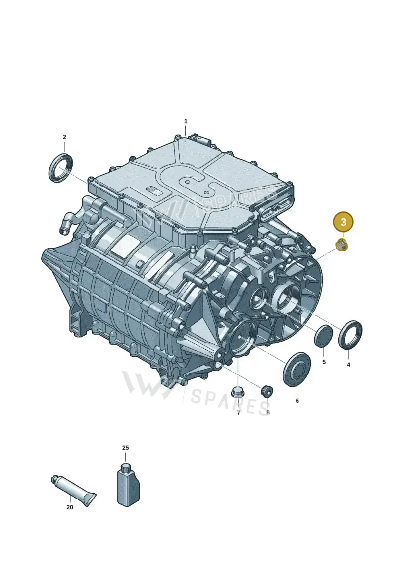 WHT003487 — Audi Q4 Sportback (2021-2022) diagram 14b300080, position 3