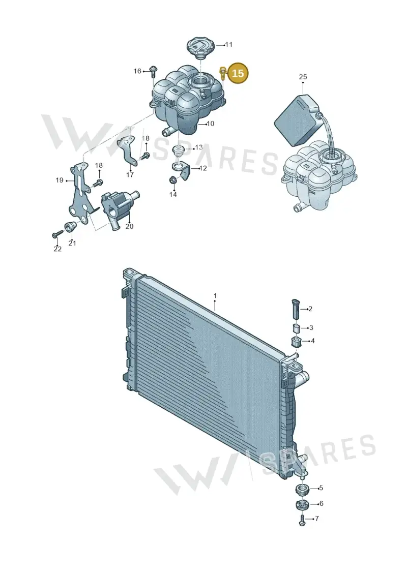 WHT003841 — Audi Q8 Quattro 3,0 (2018-) diagram 859121790, position 15