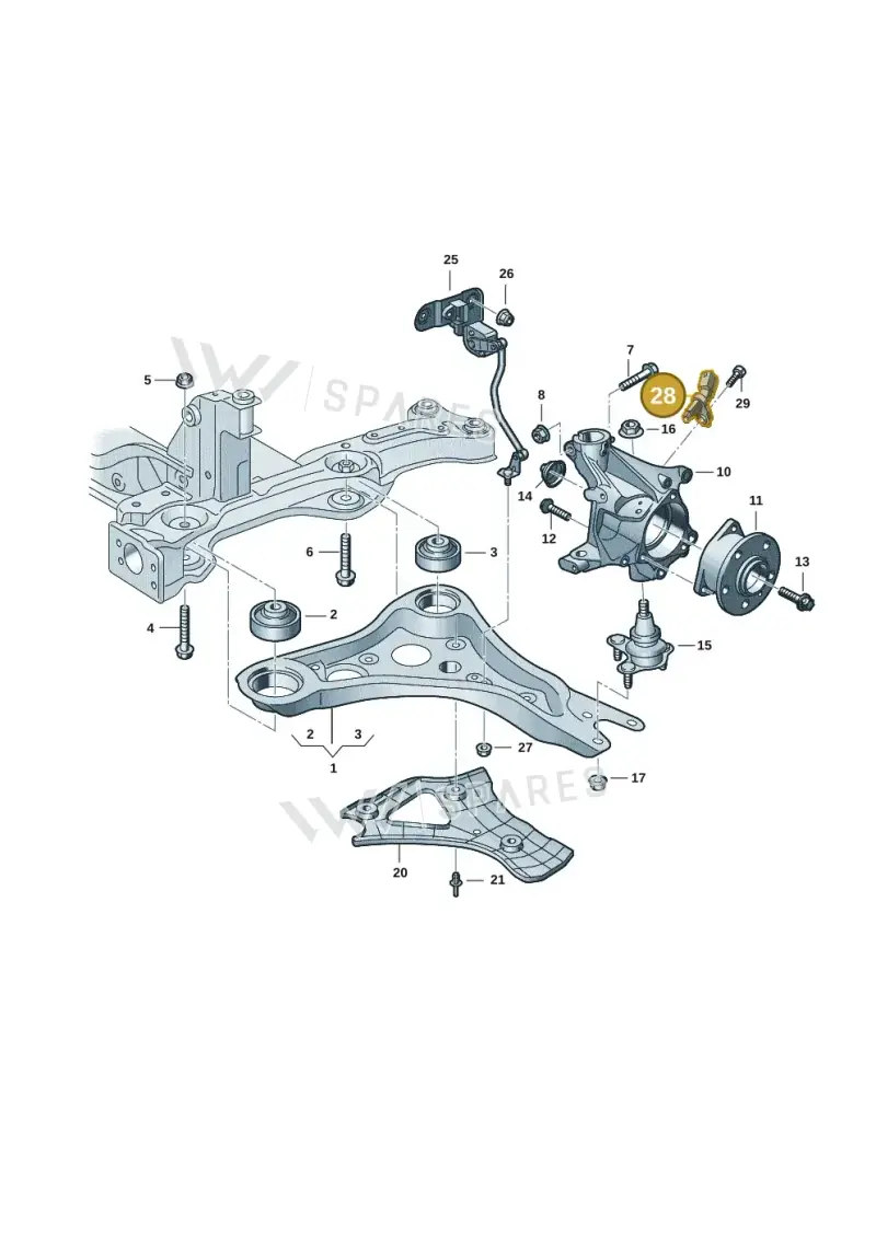 WHT003856C — Audi Q4 Sportback (2021-2022) diagram 89a407000, position 28