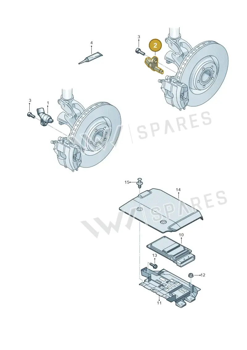 WHT003857 — Audi A3 Sportback (2016-2020) diagram 890927000, position 2