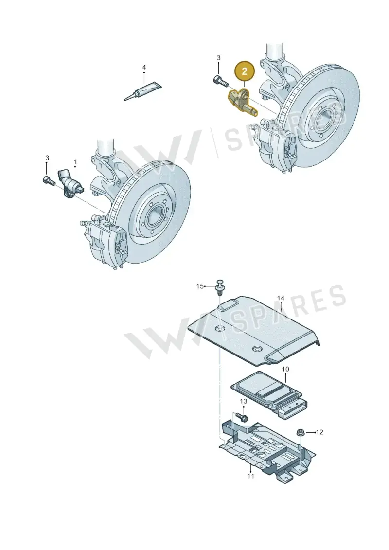 WHT003864 — Audi A3 Sportback (2016-2020) diagram 890927000, position 2