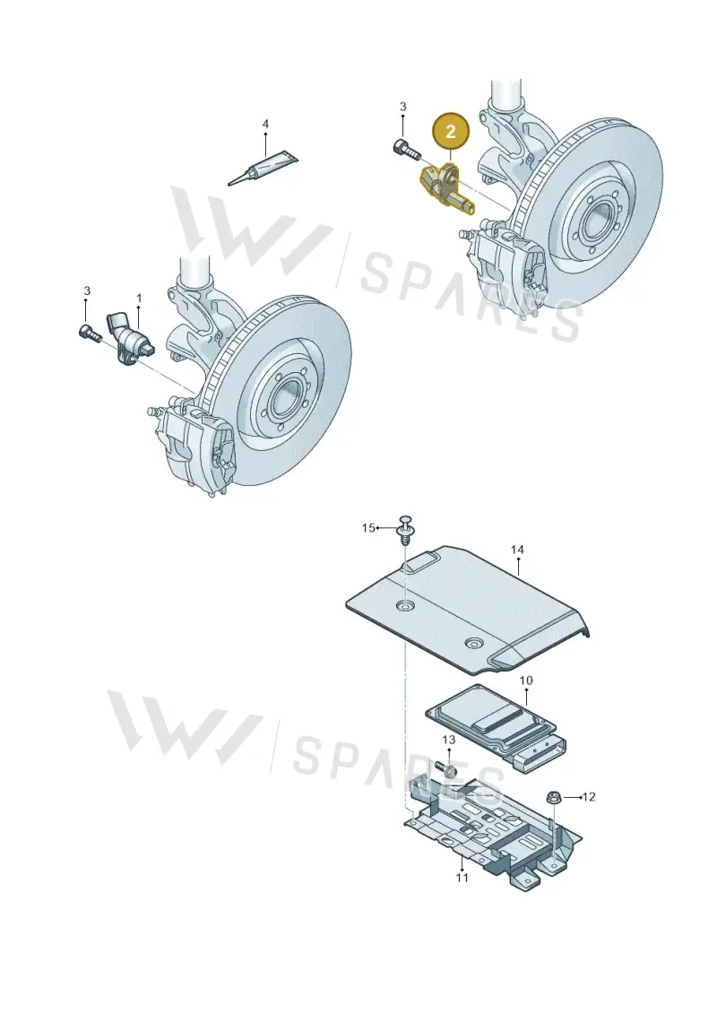 WHT003864A — Audi A3 Sportback (2016-2020) diagram 890927000, position 2