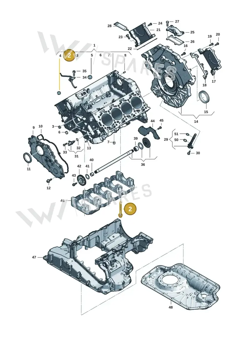 WHT003959 — Audi Q8 Quattro 3,0 (2018-) diagram 429103059, position 2