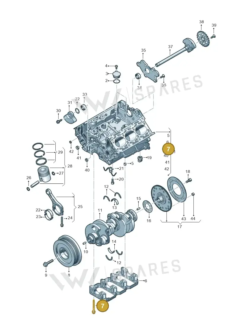 WHT003959 — Audi Q8 Quattro 3,0 (2018-) diagram 896103550, position 7