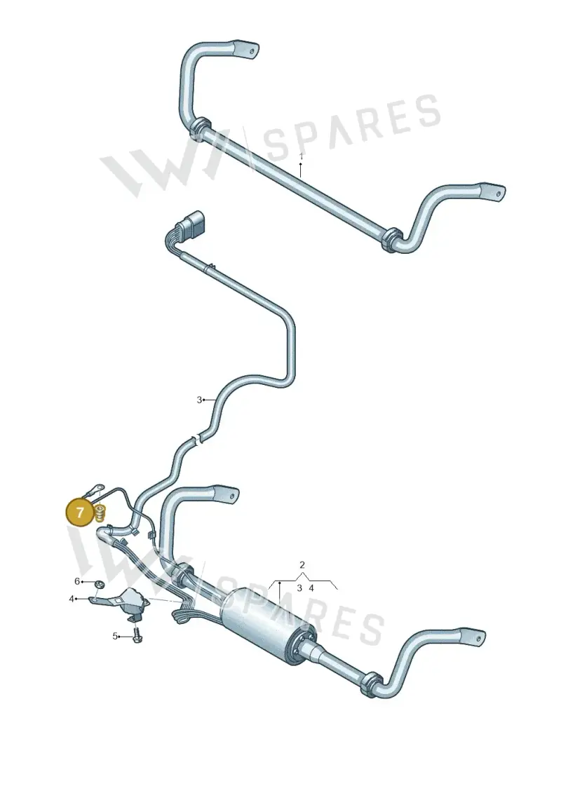 WHT004890 — Audi RS Q8 Quattro (2019-) diagram 859407100, position 7
