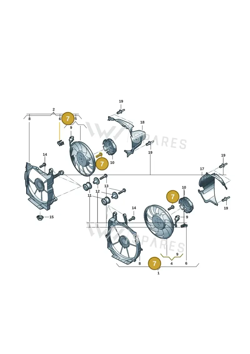 WHT004902 — Audi RS e-tron GT (2020-2020) diagram 4j1121900, position 7