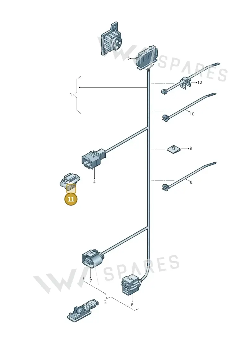 WHT004916 — Audi A7 Sportback (2014-2018) diagram 636972100, position 11
