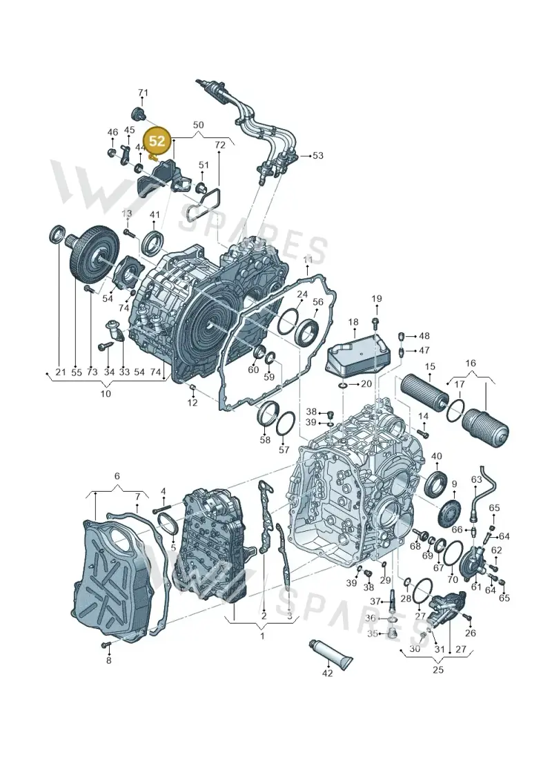 WHT004980 — Audi A3 Sportback (2016-2020) diagram 745321670, position 52