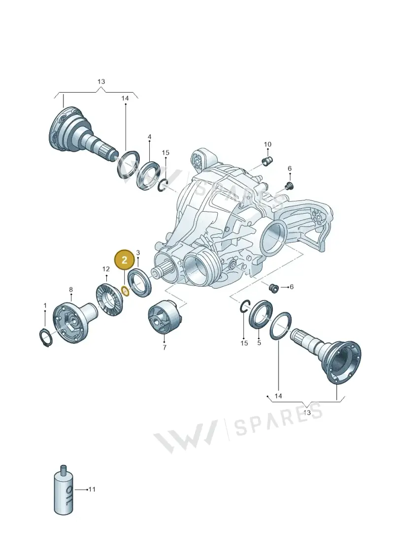 WHT005156 — Audi RS6 Avant (2019-) diagram 859525250, position 2