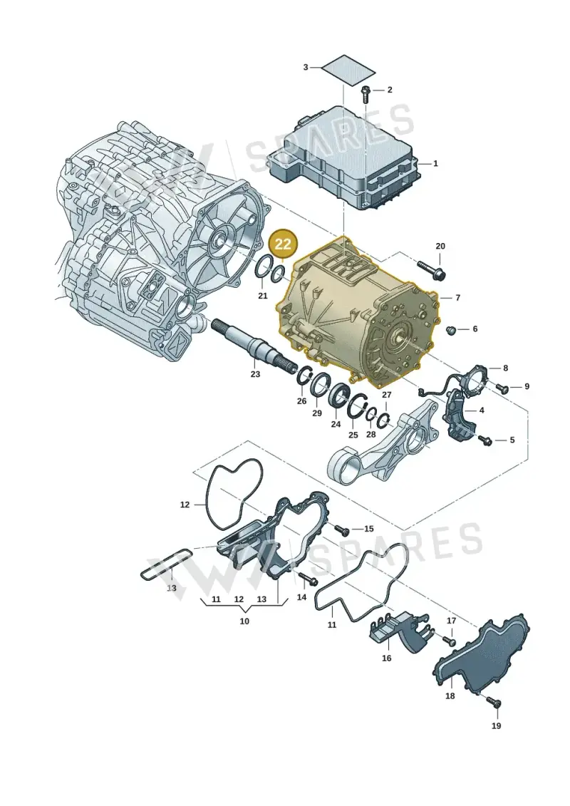 WHT005158 — Audi RS e-tron GT (2020-2020) diagram 4j1901901, position 22