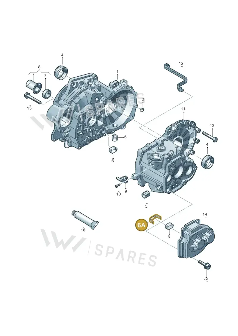 WHT005252 — Audi A1 sportback 1.0 (2018-) diagram 694301420, position 6A