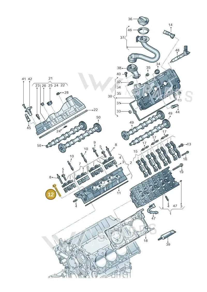 WHT005262A — Audi Q8 Quattro 3,0 (2018-) diagram 429103580, position 12