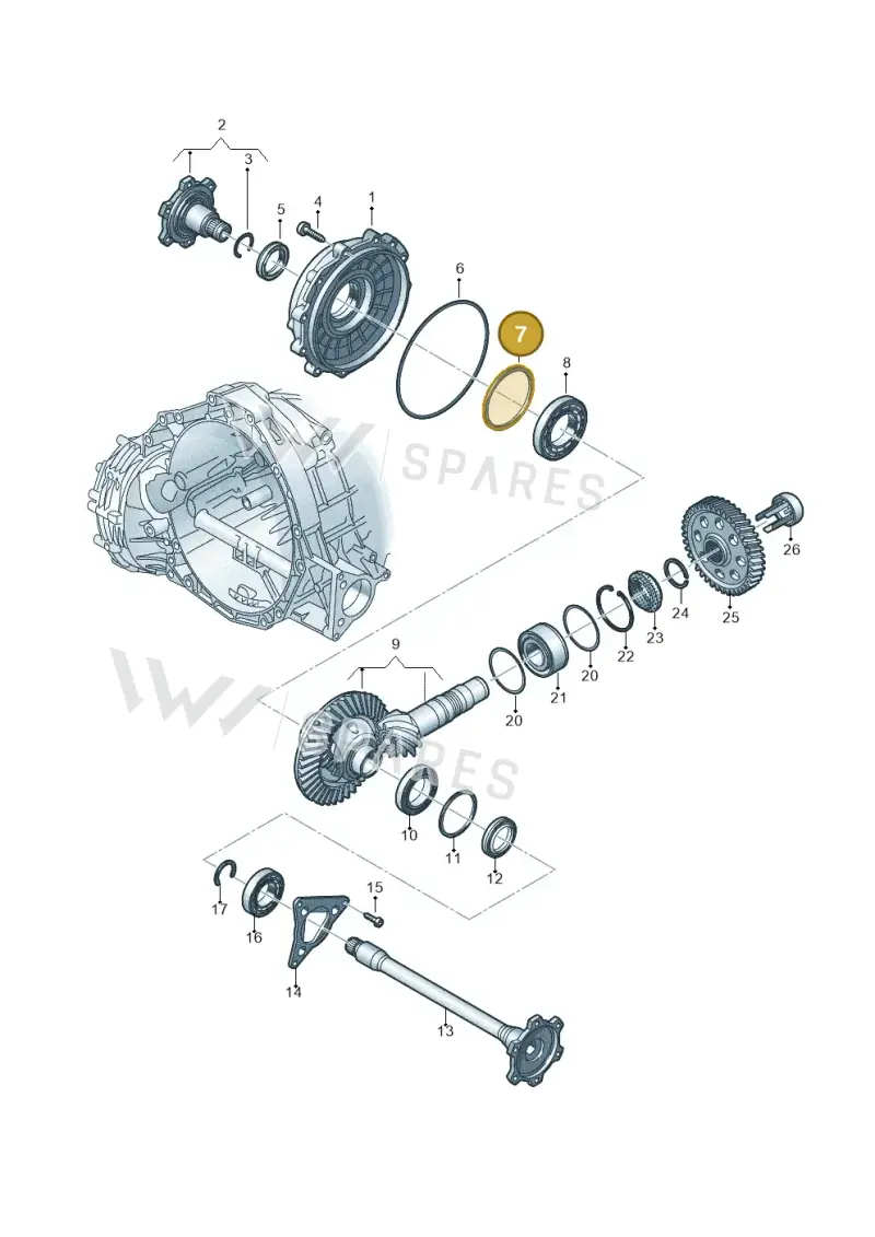 WHT005419 — Audi Q5 (2016-2020) diagram 849409120, position 7