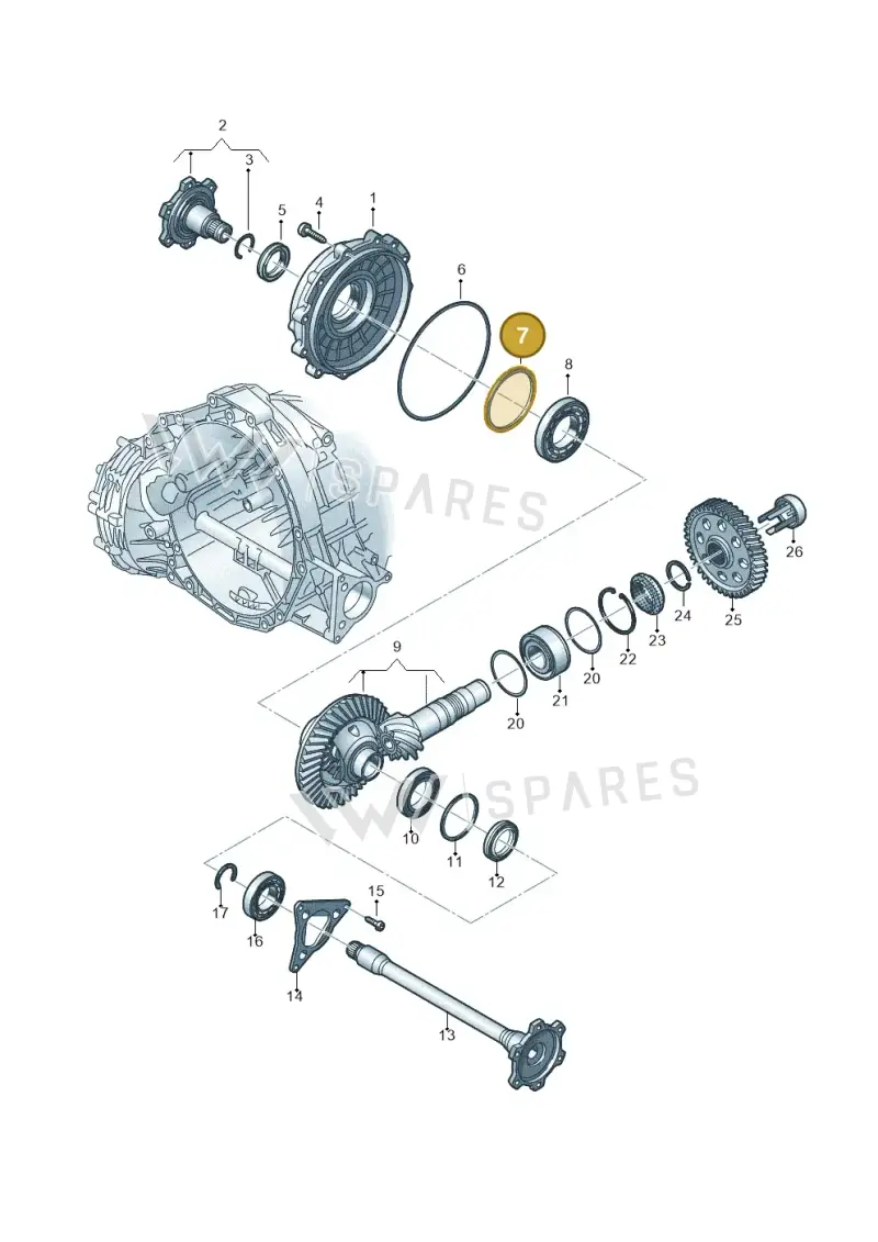 WHT005419A — Audi Q5 (2016-2020) diagram 849409120, position 7