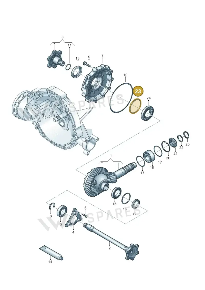 WHT005419A — Audi A5 Limo 2.0 (2024-) diagram 798409055, position 23