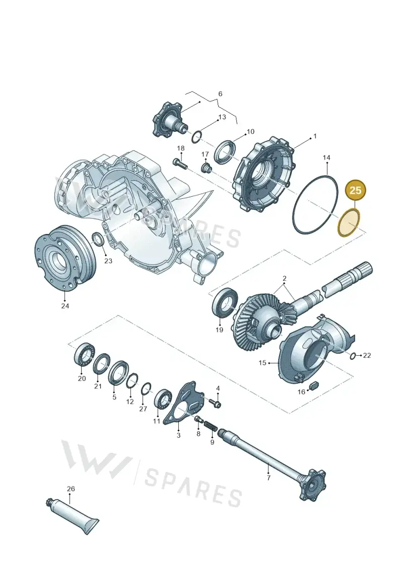WHT005419B — Audi Q5 qu. 2.0 TDI (2012-2017) diagram 620409550, position 25
