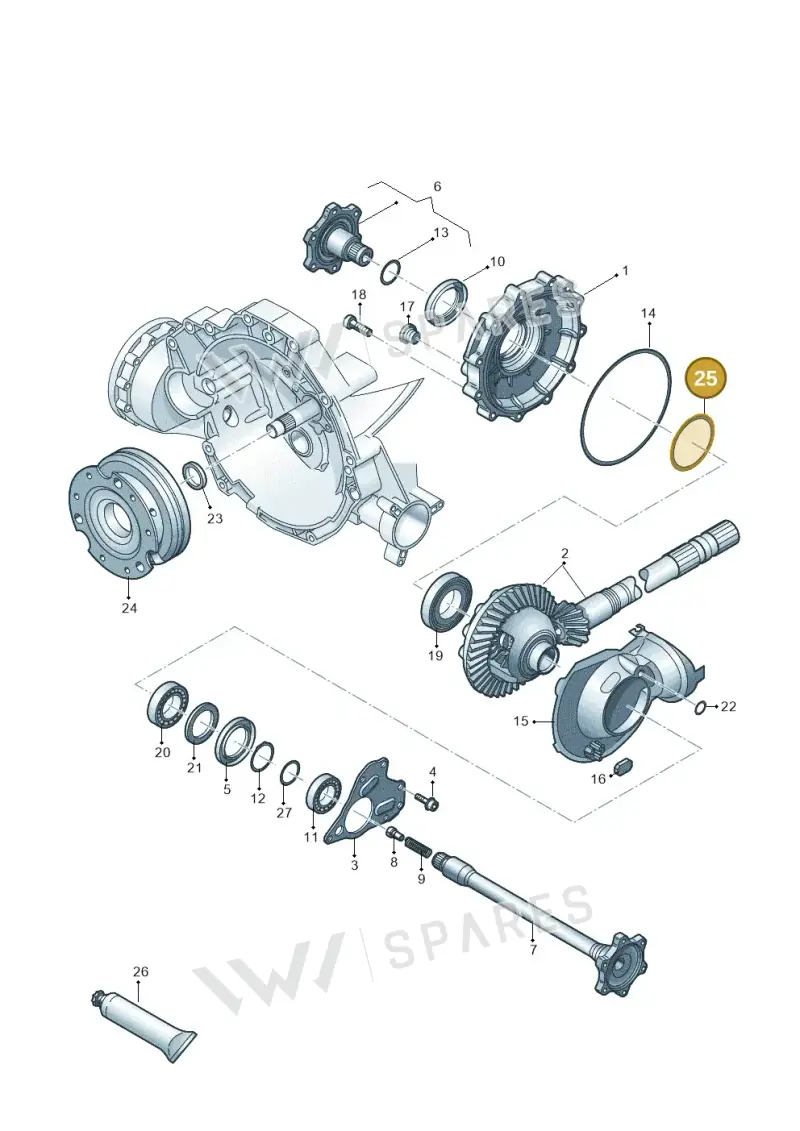 WHT005419C — Audi Q5 qu. 2.0 TDI (2012-2017) diagram 620409550, position 25