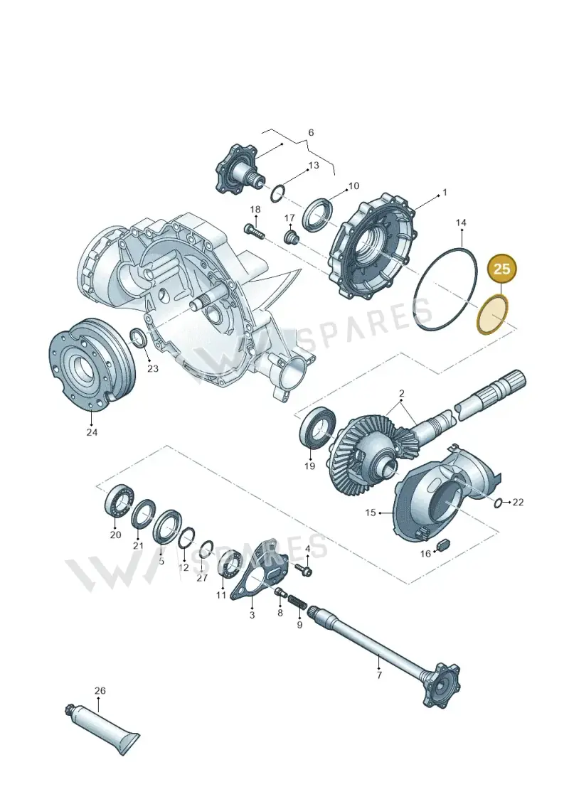WHT005419E — Audi Q5 qu. 2.0 TDI (2012-2017) diagram 620409550, position 25