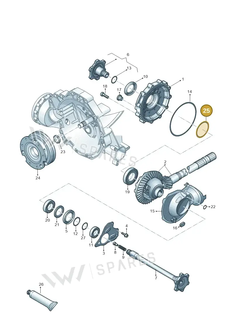 WHT005419F — Audi Q5 qu. 2.0 TDI (2012-2017) diagram 620409550, position 25